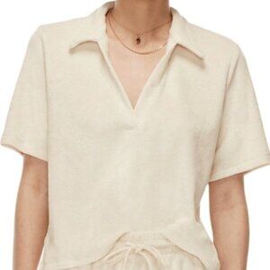 Aritzia Wilfred SET Terry Polo + Shorts